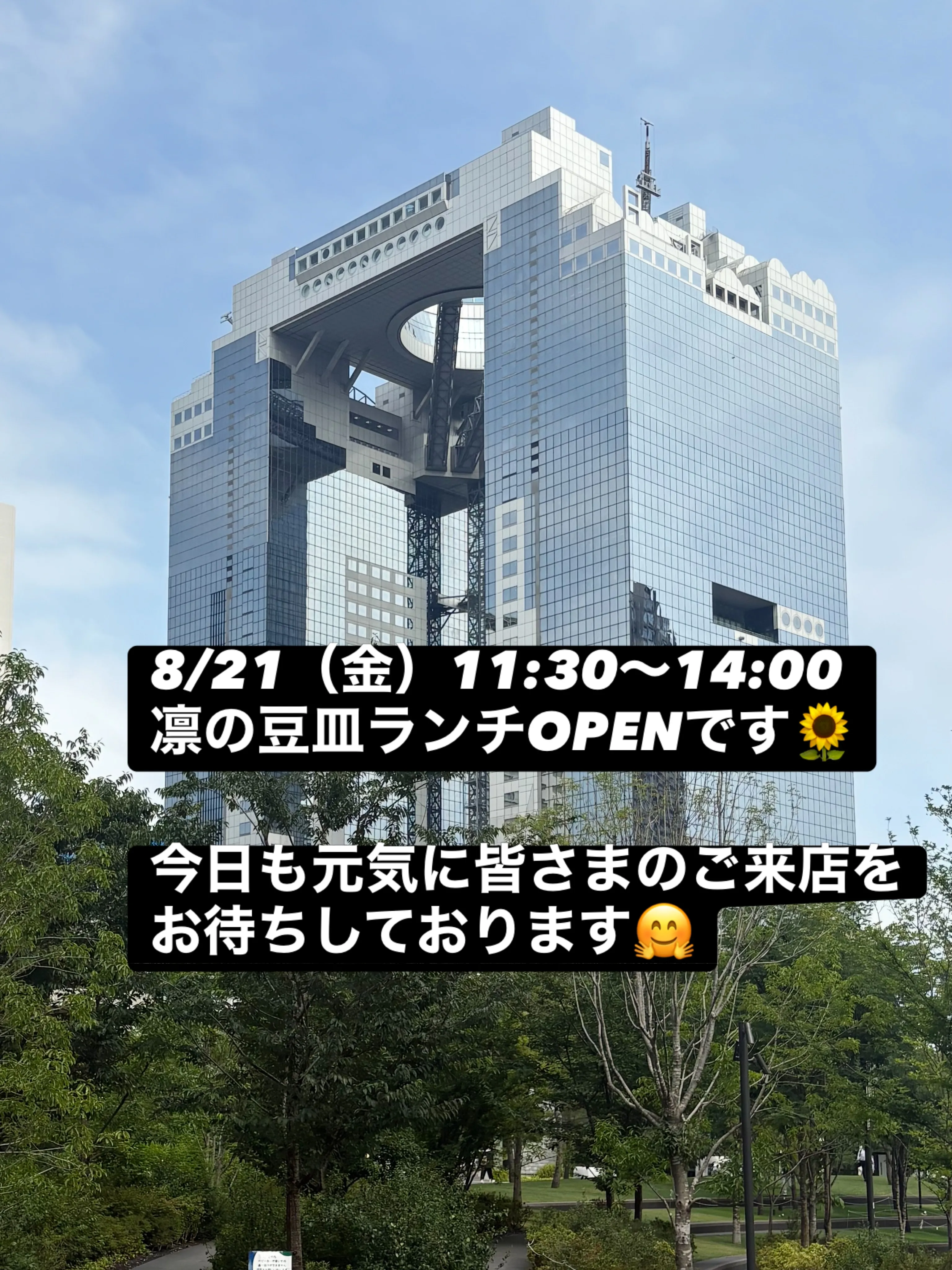 夜の凛も本日カウンター席ご用意できます。